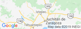 San Jeronimo Ixtepec map
